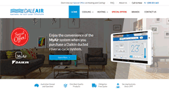 Desktop Screenshot of daleair.com.au